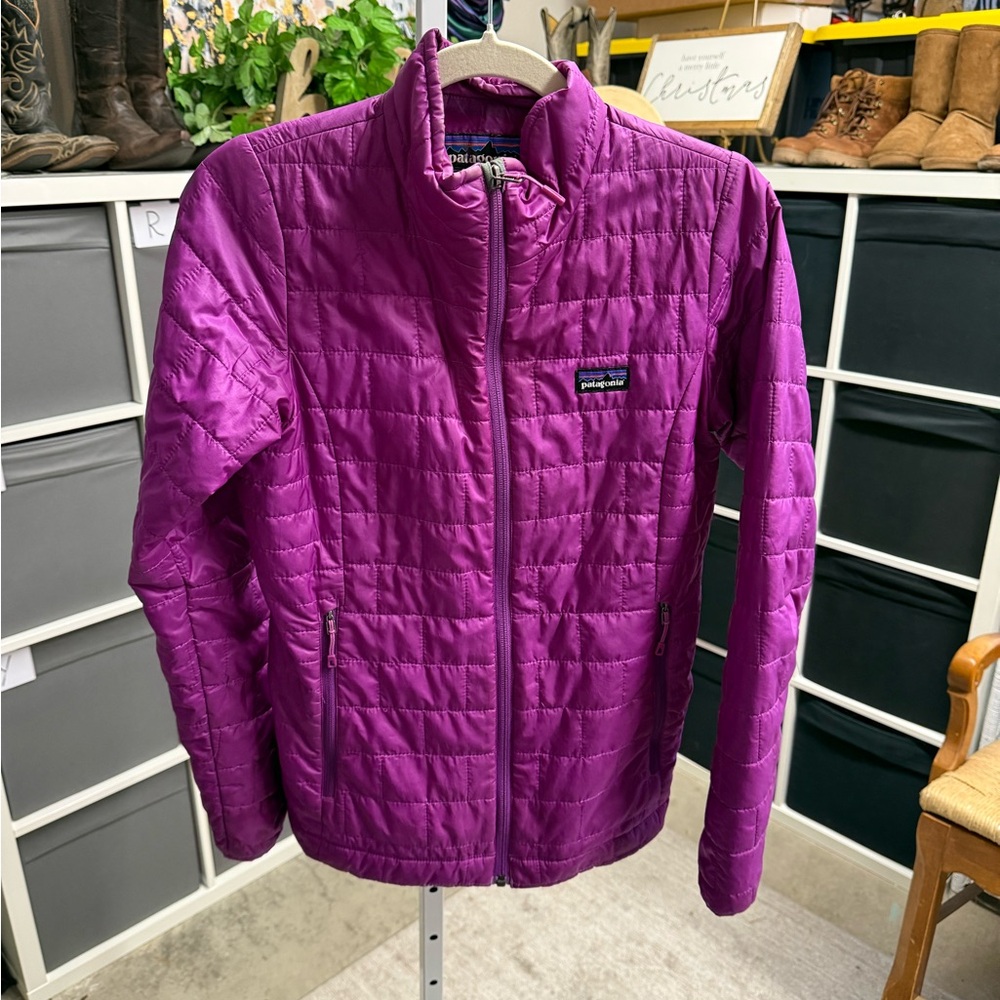 Patagonia Women’s Nano Puff Quilted Jacket - Magenta Purple Primaloft